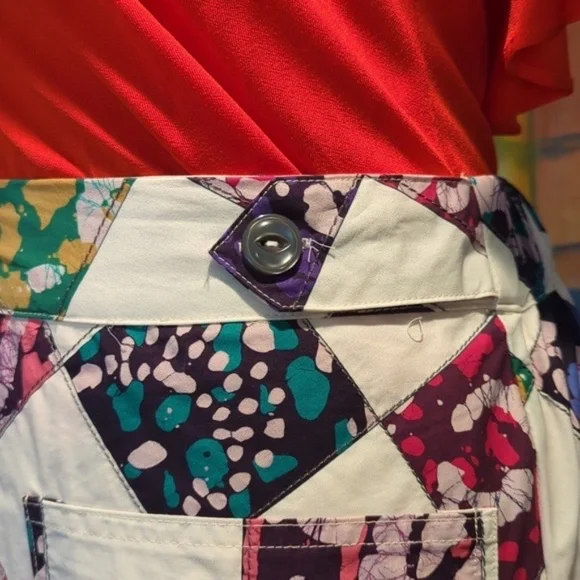 Tiny for Anthropologie patchwork midi skirt size large NWT - worn on tv